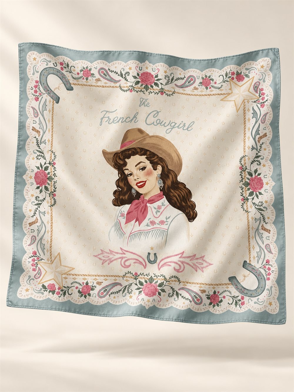 The French Cowgirl brand silk scarf